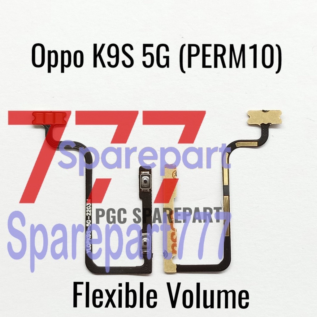 Original Flexible Konektor Volume Oppo K9S 5G / PERM10- Flexibel Fleksibel Connector - Sparepart777