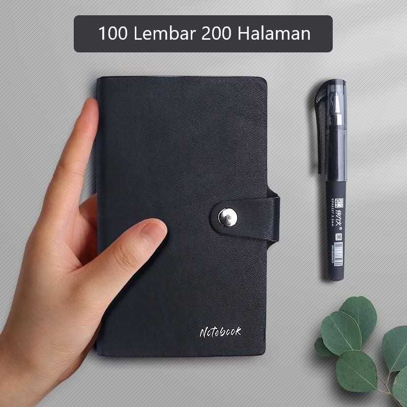 

Buku Catatan Harian Notebook Diary Jurnal Cover Kulit A7