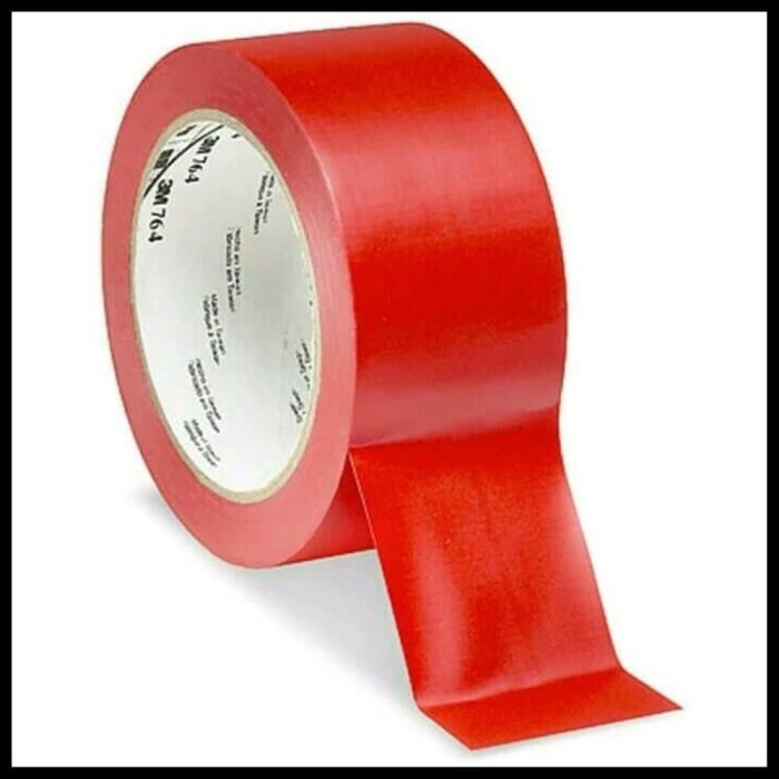 

Grosirt Lakban Lantan 3M 764 Vinyl tape 2in x 33 Mtr MERAH