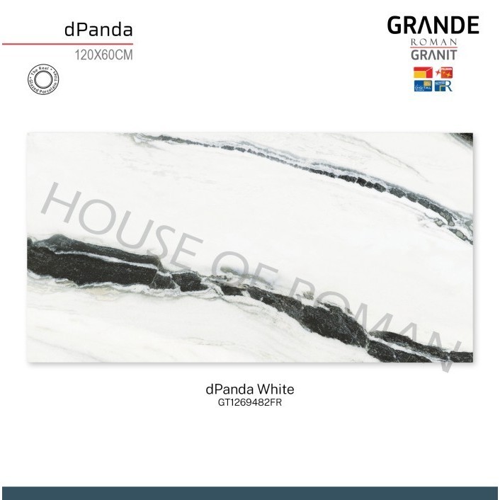 TERMURAH ROMAN GRANIT GRANDE dPanda White 60 X 120 GT1269482FR