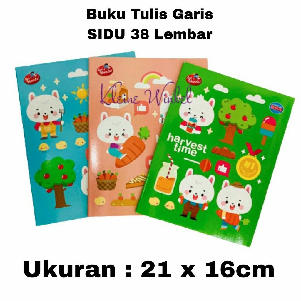 

Buku Tulis Garis SIDU 38 lembar 1pcsECER