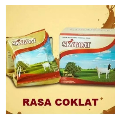 

SKYGOAT Susu Kambing Etawa Bubuk Coklat Sky Goat isi 10 Sachet