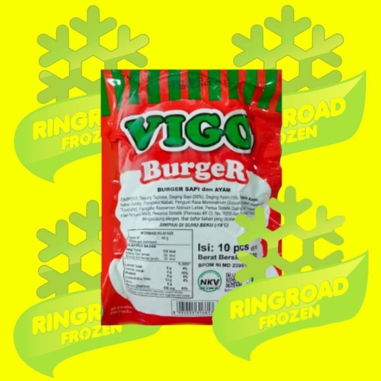 

VIGO BURGER SAPI DAN AYAM 10 PCS - DAGING BURGER SAPI DAN AYAM