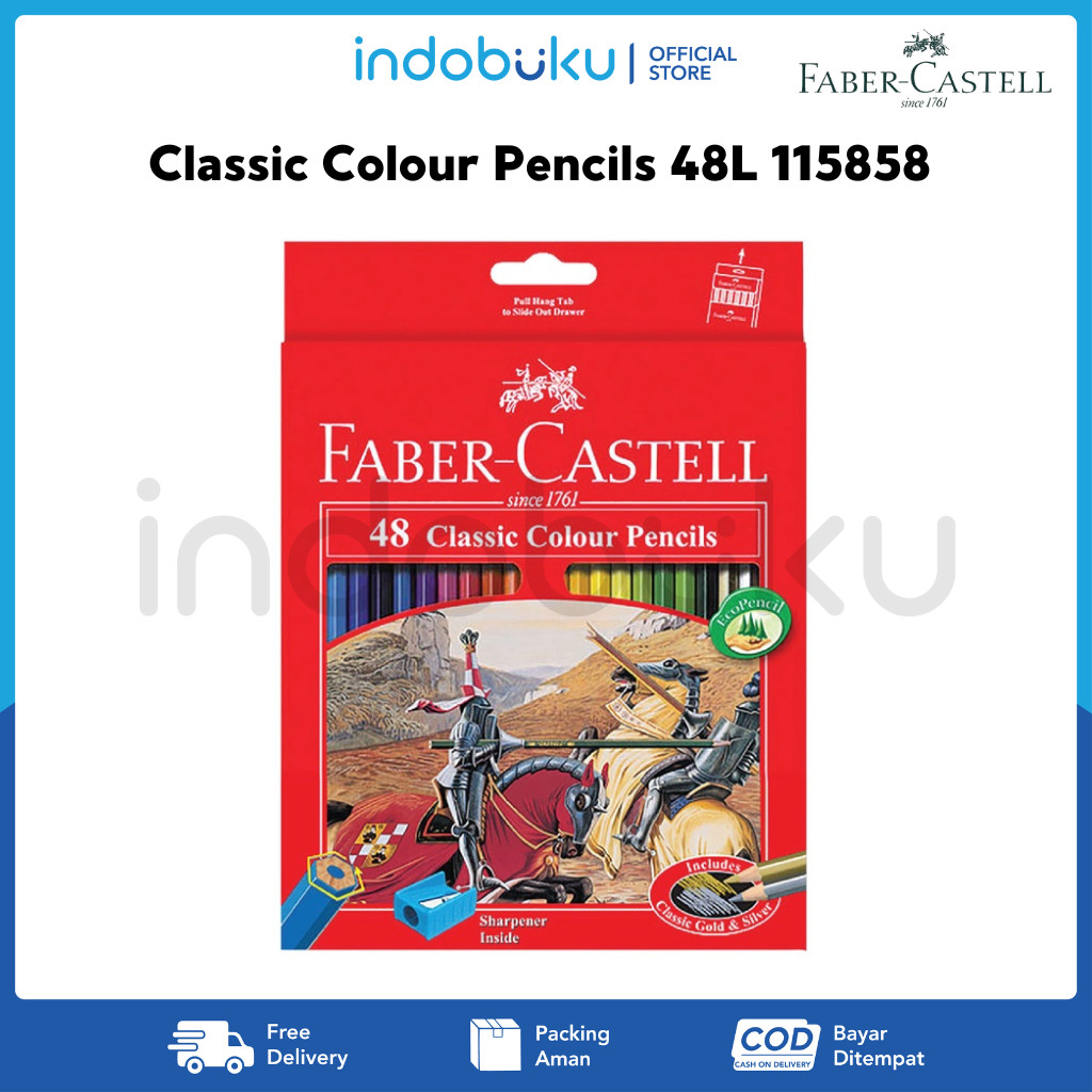 

Classic Colour Pencils 48 Long Faber-Castell 115858