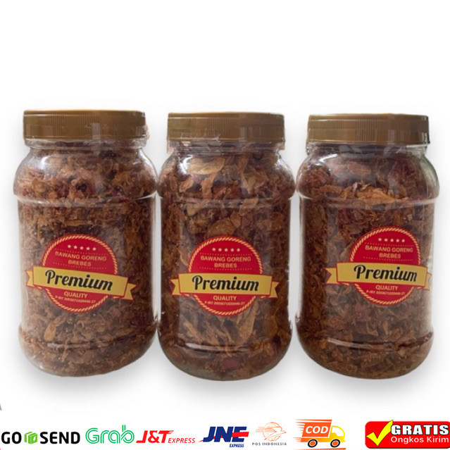 

musdalifah bawang goreng - 3 toples Bawang goreng brebes Premium