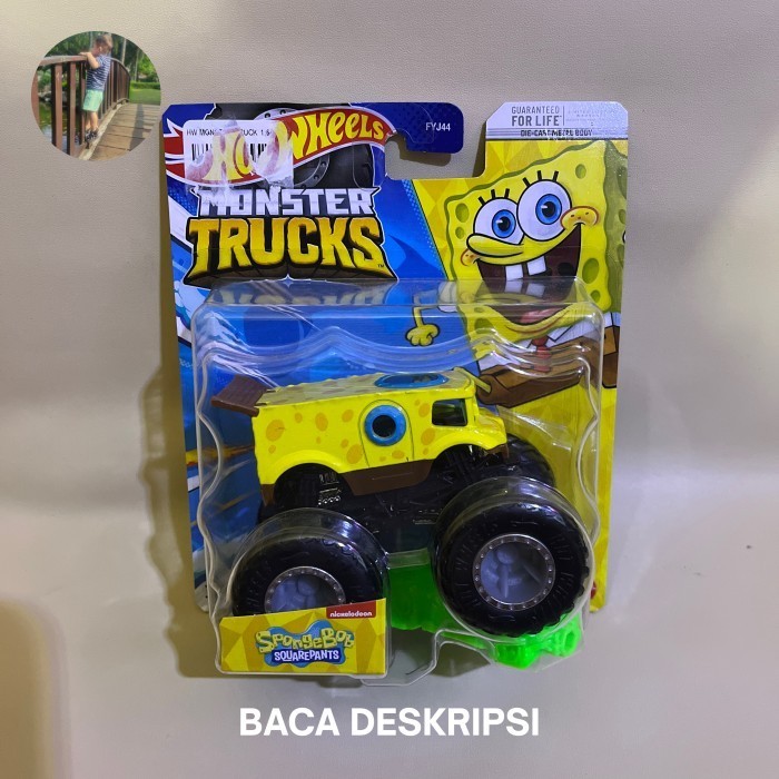 Hot Wheels Hotwheels Monster Truck Spongebob Squarepants