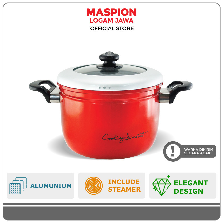 Maspion Panci Steamer Alumunium Pancaguna Cooking Scientist