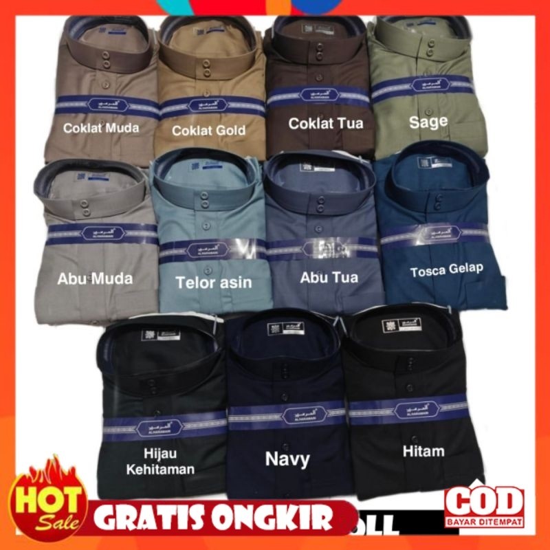 KAIN ADEM HALUS TEBAL / BISA COD JUBAH GAMIS AL HARAMAIN WOLL POLOS KANCING BULAT IMPORT VIETNAM wol