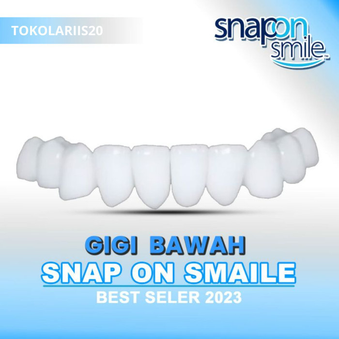 BEST SELLER‼️SNAP ON SMILE gigi palsu terbaik 100% original authentic - GIGI BAWAH