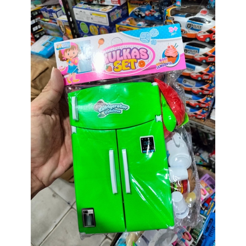 ( BISA COD ) Mainan Anak Kulkas Set + Varian / Mainan Kulkas Mini  MF25 TERMURAH