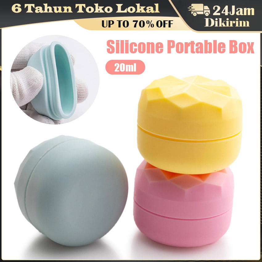 20ML Pot Cream Jar Wadah Serum / Kosmetik Aneka Warna / Tempat Botol Cream Pot Jar Kosongan / Refill
