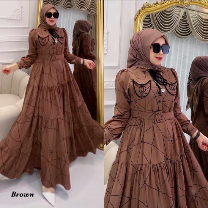 Gamis Dress Baju Tunic ORI SHR 423