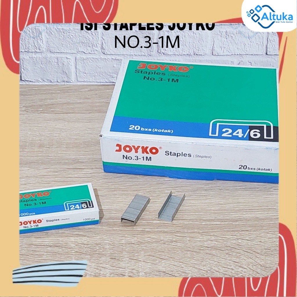 

Isi Staples / Refill Staples Joyko No.3-1M Besar