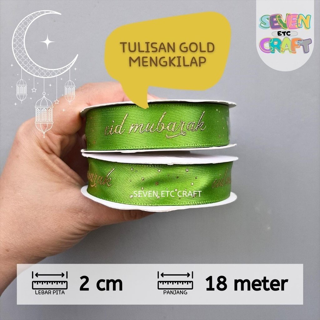 

Pita Satin Idul Fitri Lebaran 2 cm 213