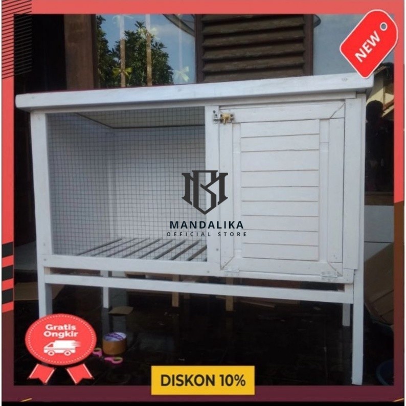 kandang kelinci kayu/ kandang kelinci minimalis/ kandang kelinci