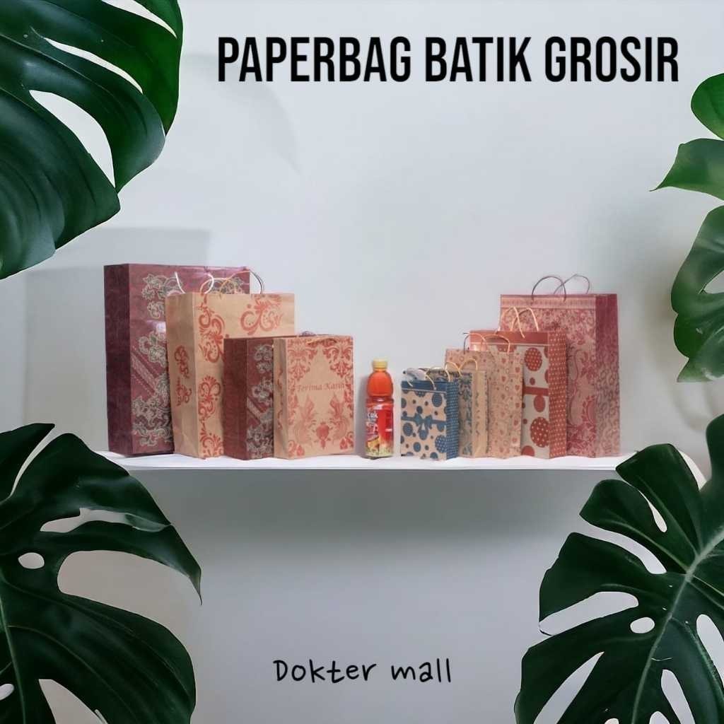 

[GROSIR] PAPER BAG BATIK - PAPERBAG MOTIF - TAS KERTAS SOUVEIR