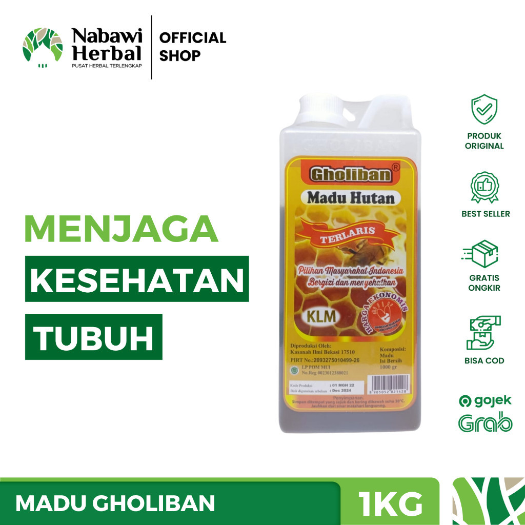 

GHOLIBAN - Madu Hutan Kalimantan KLM 100% Asli 1kg