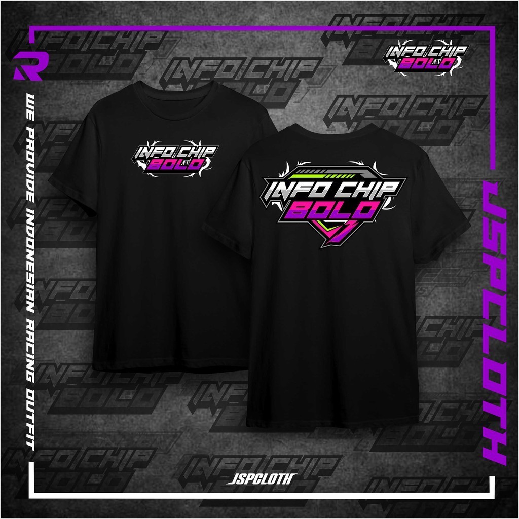 KAOS INFO CHIP T-SHIRT KATUN DISTRO