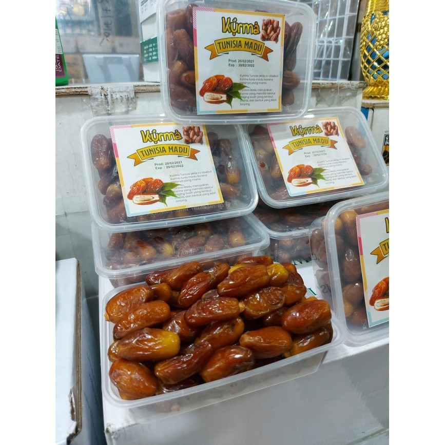 

Kurma Tunisia madu non tangkai palm fruit 500gr