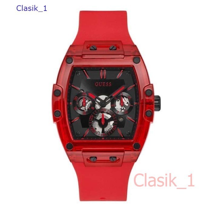 Original 100% GUESS Watches GW0203G5  PHOENIX Jam Tangan Pria  Red