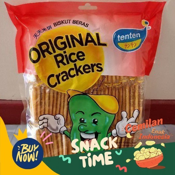 

Special Diskon Tenten Original Rice Crackers (Makanan Ringan Bebas Kolestrol, Biskuit Beras, cemilan sehat)