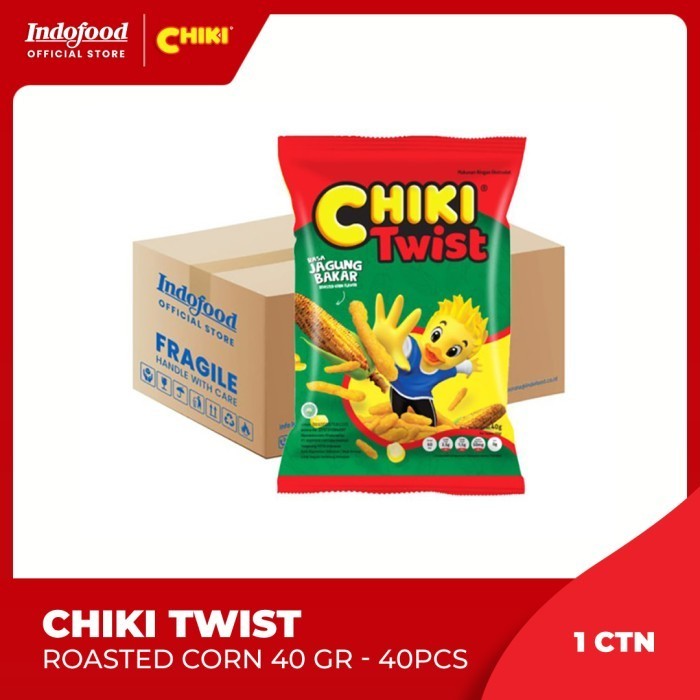 

NEW 1 ctn - Chiki Twist Roasted Corn 40Gr