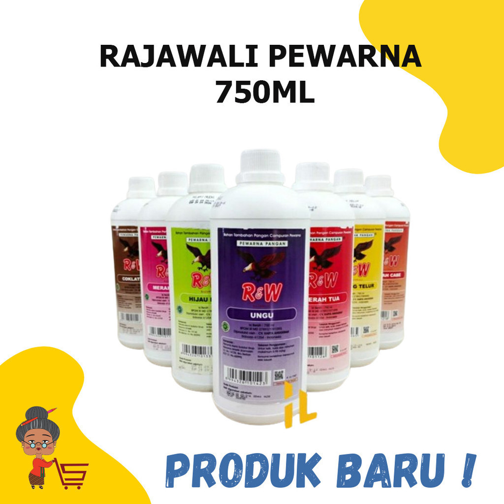 

RAJAWALI PEWARNA 750ML / RAJAWALI PEWARNA / PEWARNA MAKANAN
