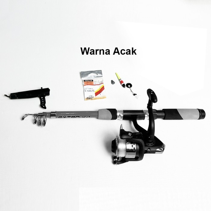 [Best Seller] 1 Set Pancing Ukuran 150 Joran Extro Reel Costa Kagawa Pilih Warna - Random, Costa