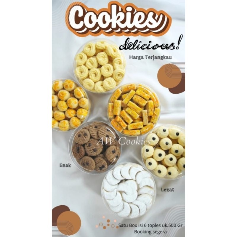 

DISKON [PO FEBRUARI] COOKIES AW Paket Suprim - Isi 6 Kue Nastar Kastengel Hampers Lebaran/Hampers Eid Fitri/Hampers Idul Fitri