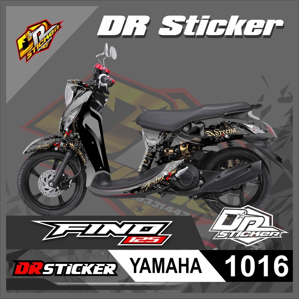 1016 Decal Fino Premium - Decal Full Body Fino 125 Jerink