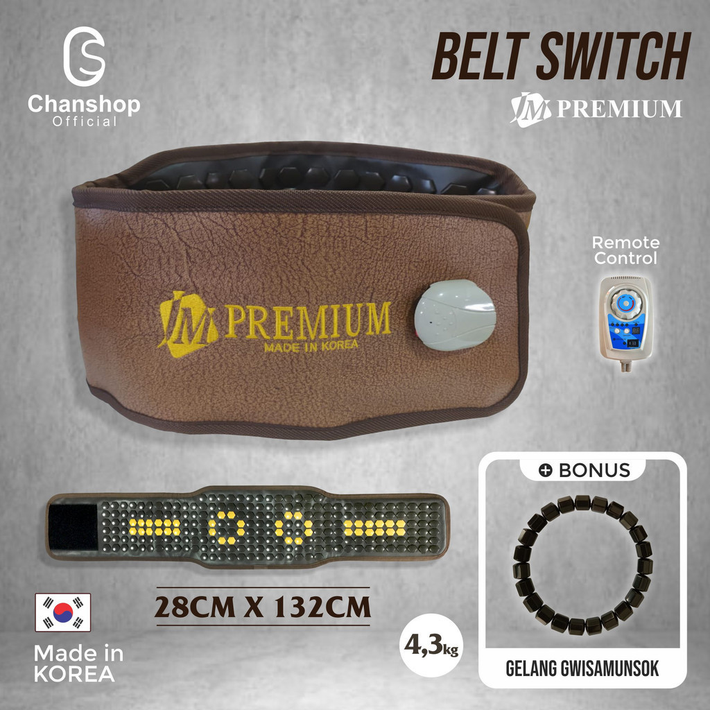 promo BELT SWITCH | JM PREMIUM | JM DOCTOR Sabuk terapi kesehatan BY JM Terapy made in Korea