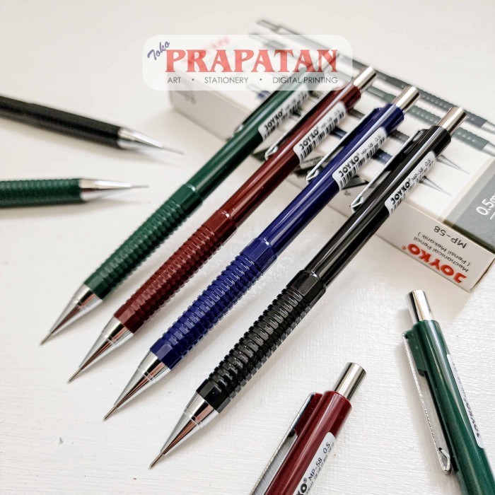 

Joyko MP-58 Metal Clip Mechanical Pencil 0.5mm | Pensil Mekanik -YY41