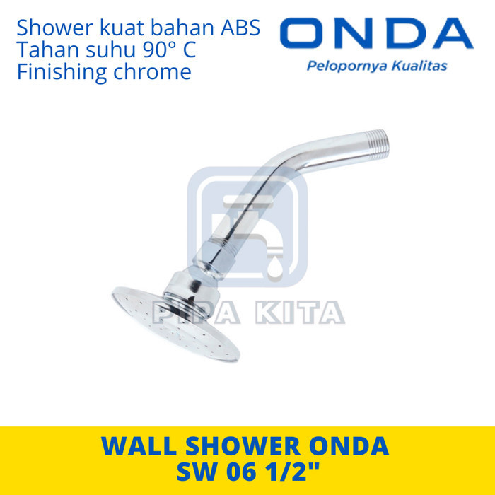 SW 06 ONDA Wall Shower Tanam Tembok