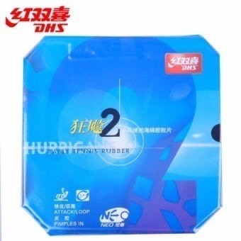 Karet Bat Tenis Meja Pingpong DHS Hurricane 2 Neo -MNB23