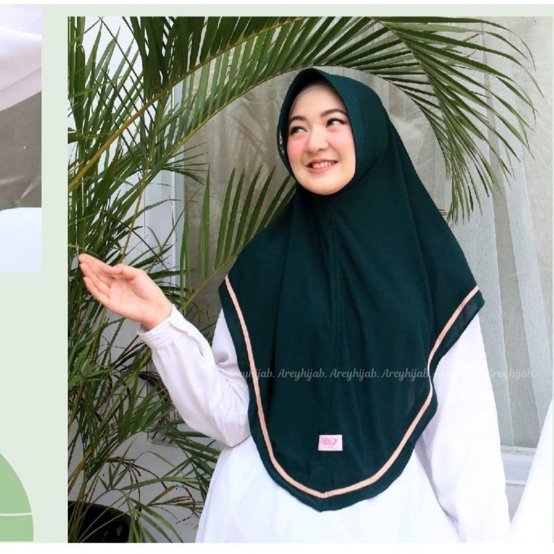 TERLARIS HIJAB INSTANT AREY ZAYYIN KHIMAR JERSEY ORIGINIL- Kinanhijabstore Termurah