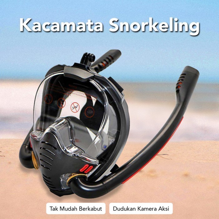 Kacamata Full Face Diving Snorkeling
