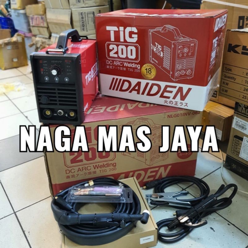 promo spesail ramadah MESIN LAS ARGON DAIDEN TIG 200 PULSE / TRAFO LAS ARGON DAIDEN TIGI TIG 200 P