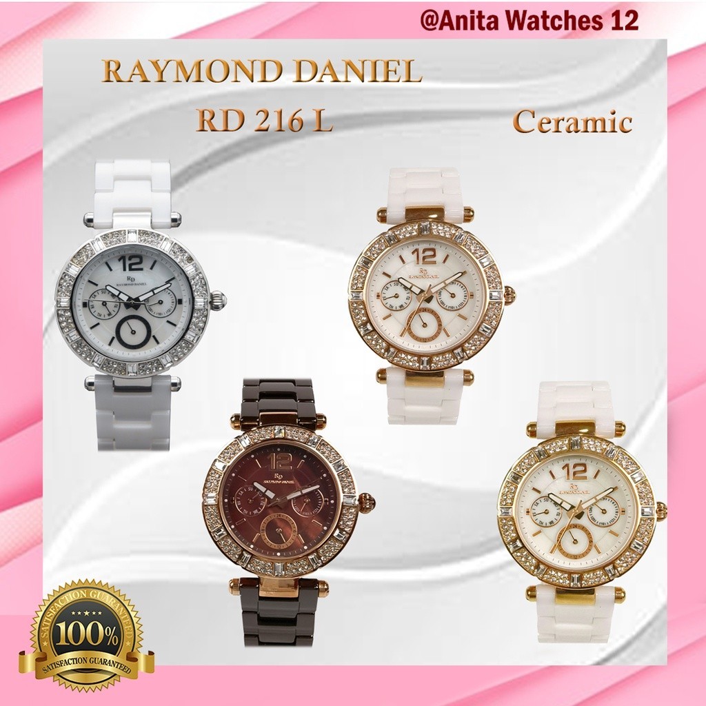 Raymond Daniel RD 216 Jam Tangan Wanita Ceramic Garansi 1 Tahun