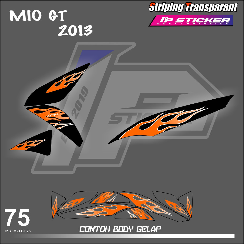 

MIO GT 2013 (COD) STIKER STRIPING MOTOR YAMAHA MIO GT - STIKER LIST GRAFIK SIMPLE WARNA VARIASI DESAIN RACING HOLOGRAM DAN TRANSPARAN BISA COD IP. KODE 75 motorcicle