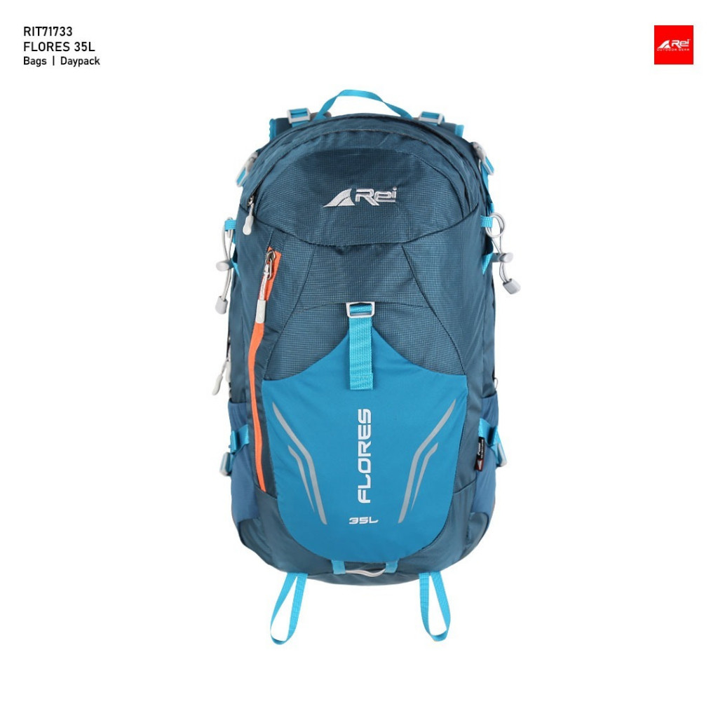 Tas Rei Tas Ransel Pria Flores 35 Liter Daypack Tas Kasual Traveling Hiking Arei Outdoorgear