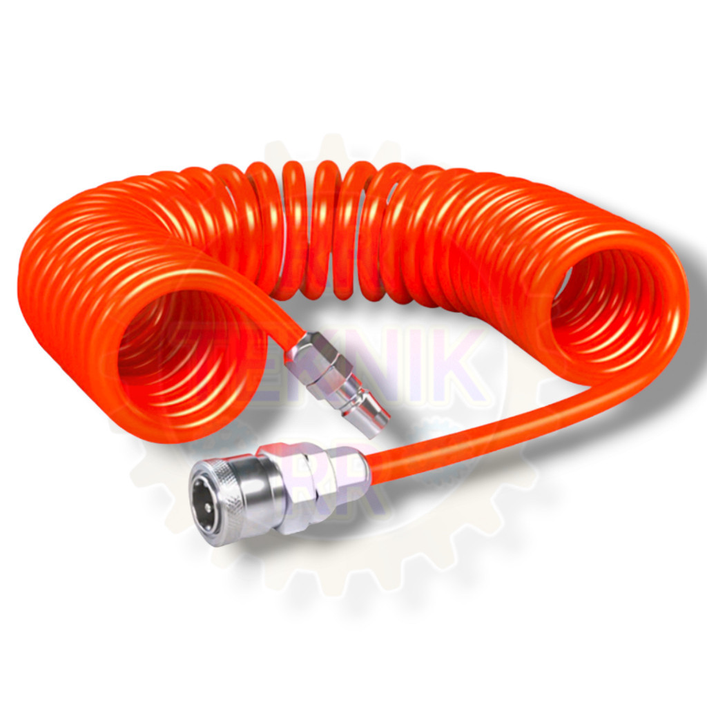 Selang Kompresor Sepiral Selang Recoil Hose 5 x 8mm