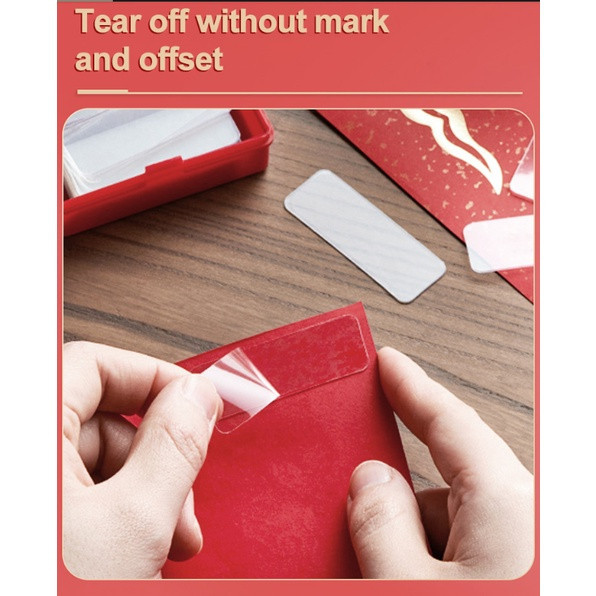 

STICKER DOUBLE TAPE MINI ISI 60PCS PER BOX / NANO TAPE BENING SERBAGUNA