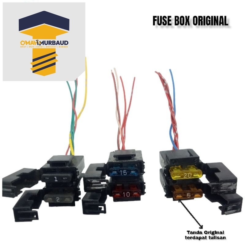 FUSE BOX RUMAH SIKRING DAN AIKRING ORIGINAL UNIVERSAL HONDA BEAT KARBU VARIO MOTOR MOBIL