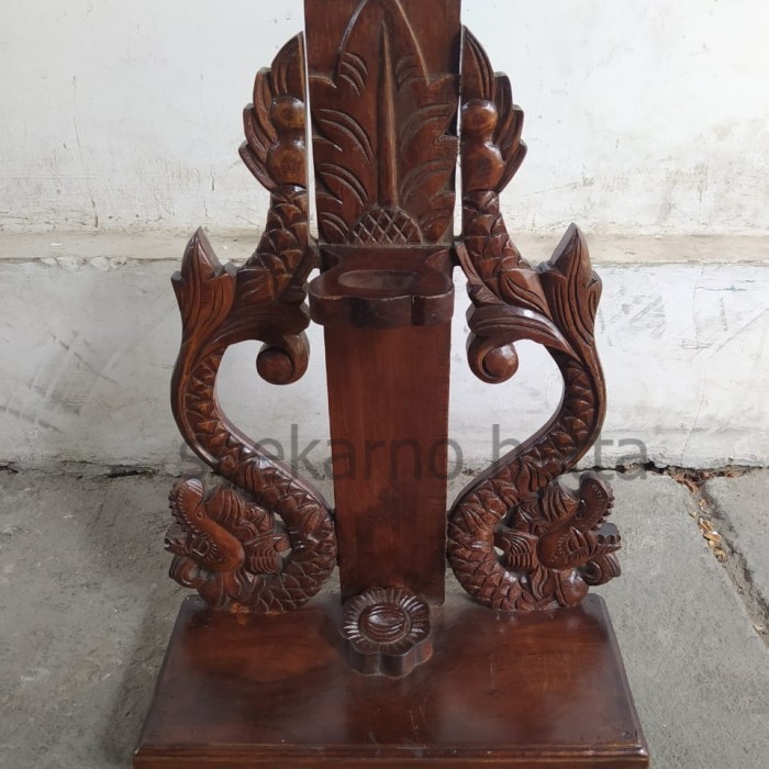 Jagrak keris ukir naga isi 1 SH3532