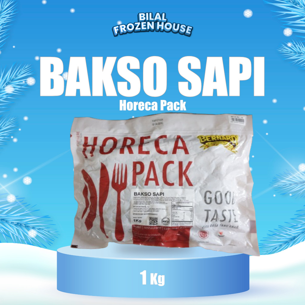 

Bernardi Bakso Sapi Horeca Pack 1kg - Bakso Bernardi - Horeca - Bernardi