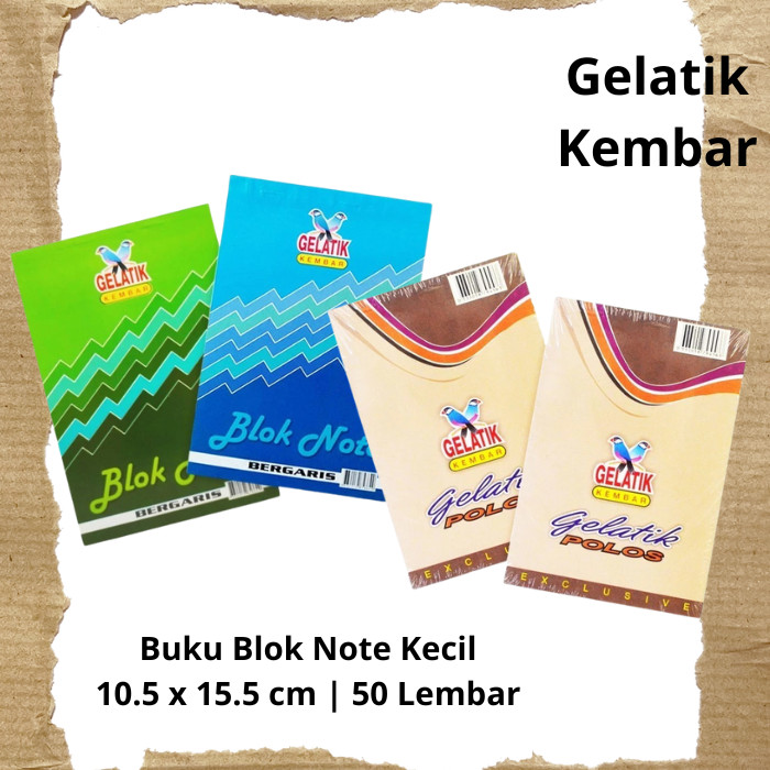 

Buku Blok Note Gelatik Kembar 50 Lembar Kecil