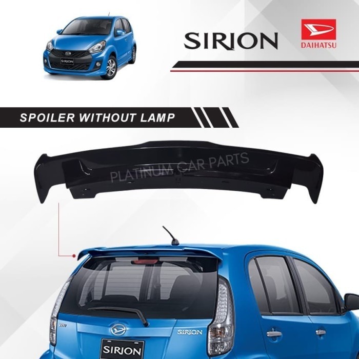 SPOILER DAIHATSU SIRION MUGEN DENGAN LAMPU/ SPOILER SIRION WITH LAMP