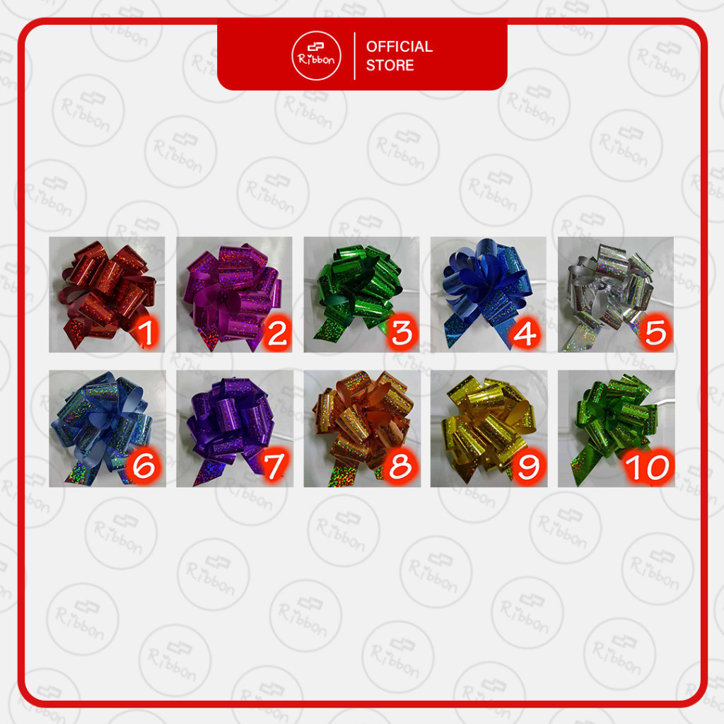 

Pita Tarik Pom Hologram Laser 50mm Metalik Holo