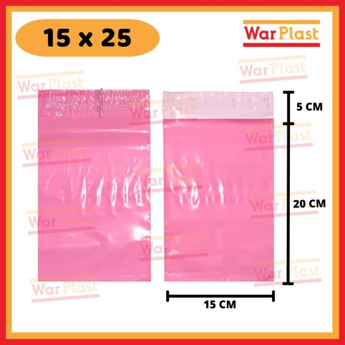 

Plastik Polymailer Kantong Bungkus Packing Online Olshop Tebal - 15x25 cm, Hitam