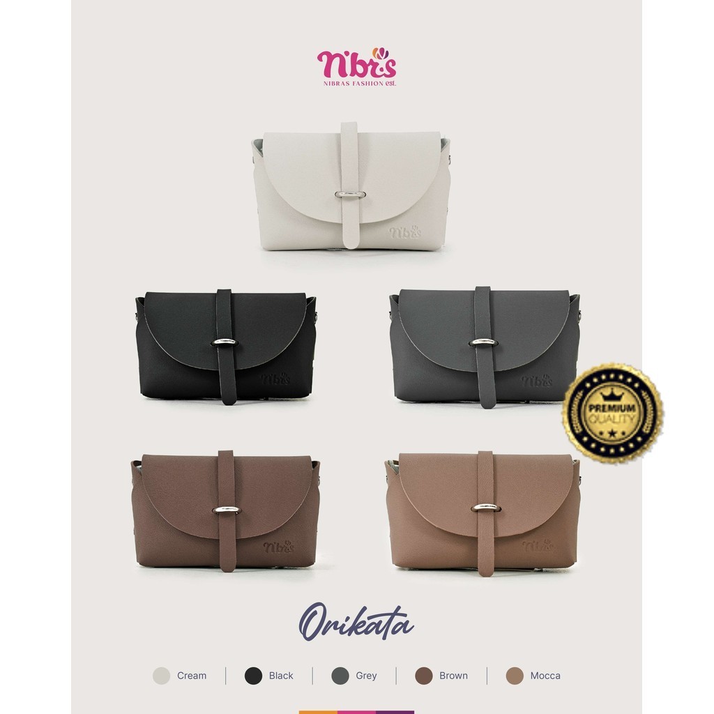 NIBRAS - Tas Dompet Premium ORIKATA Dompet Tas Casual Original  - Tas Dompet Wanita - Tas Dompet Wan